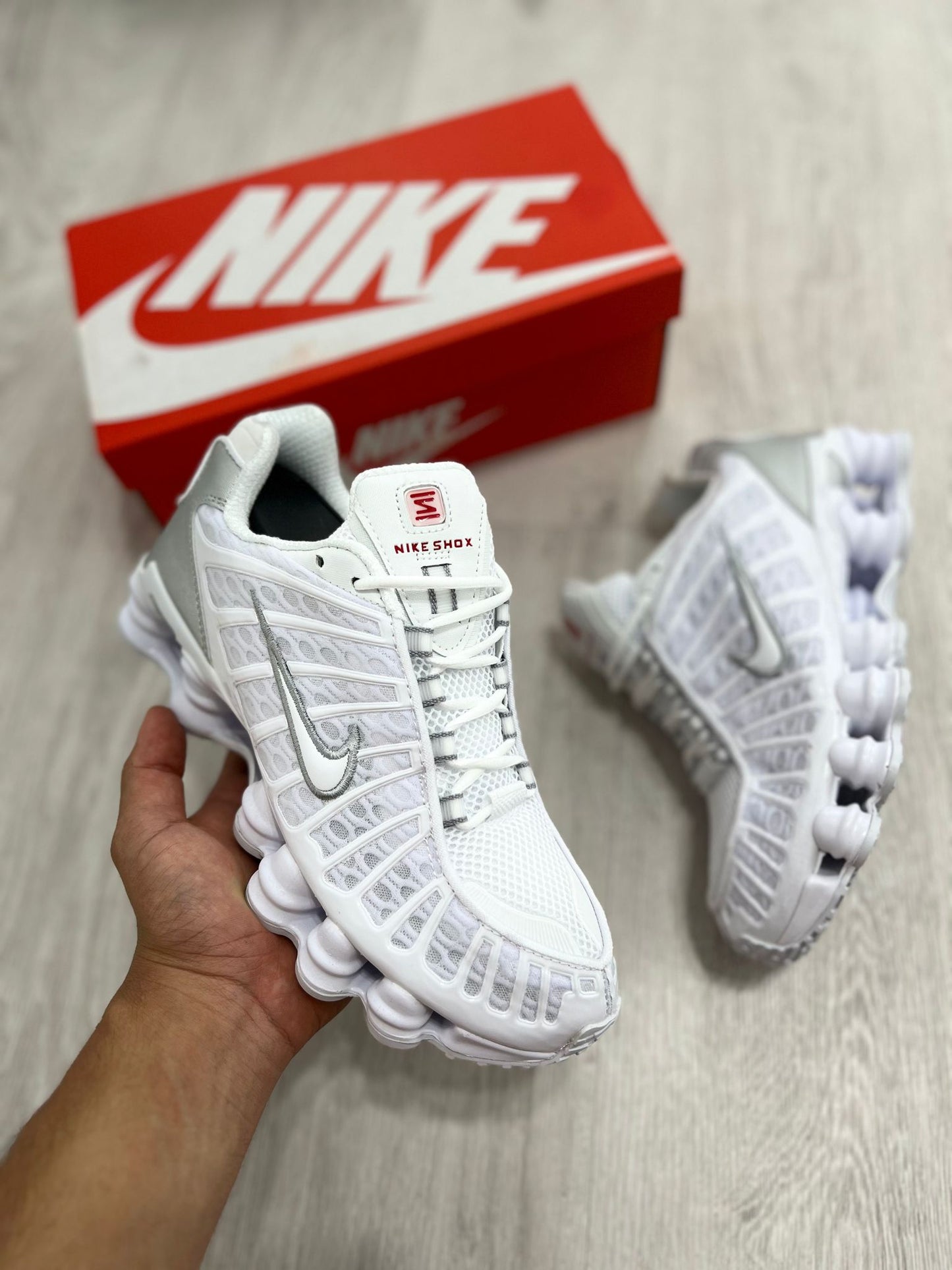 Nike shox blancas