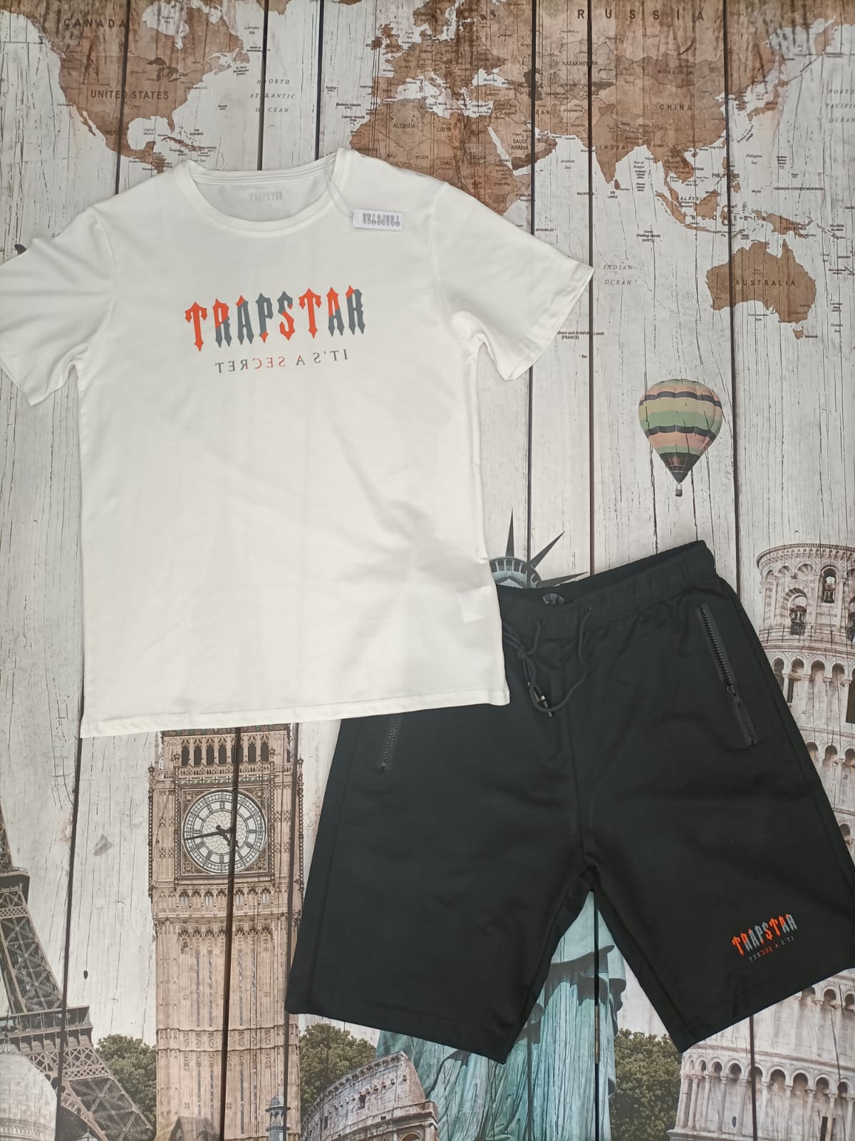 Conjunto verano trapstar blanco