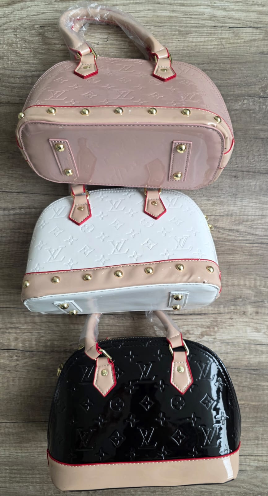 Bolso lv de mano rosa