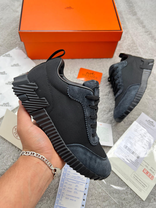 Hermes negras logo lateral