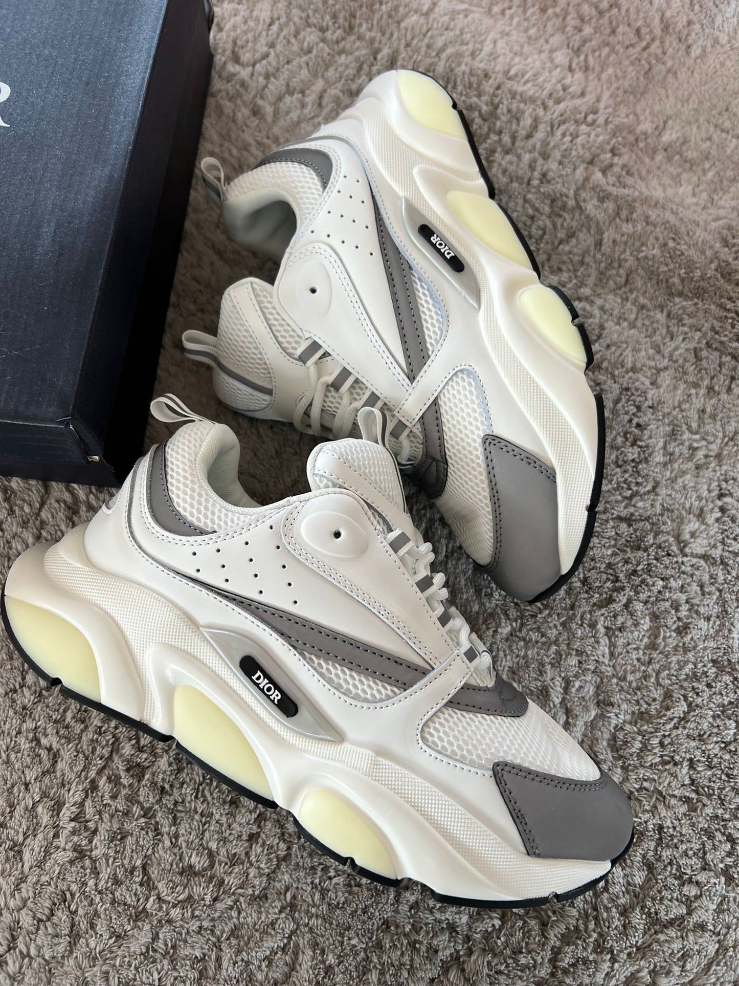 Dior b22 blancas detalles grises