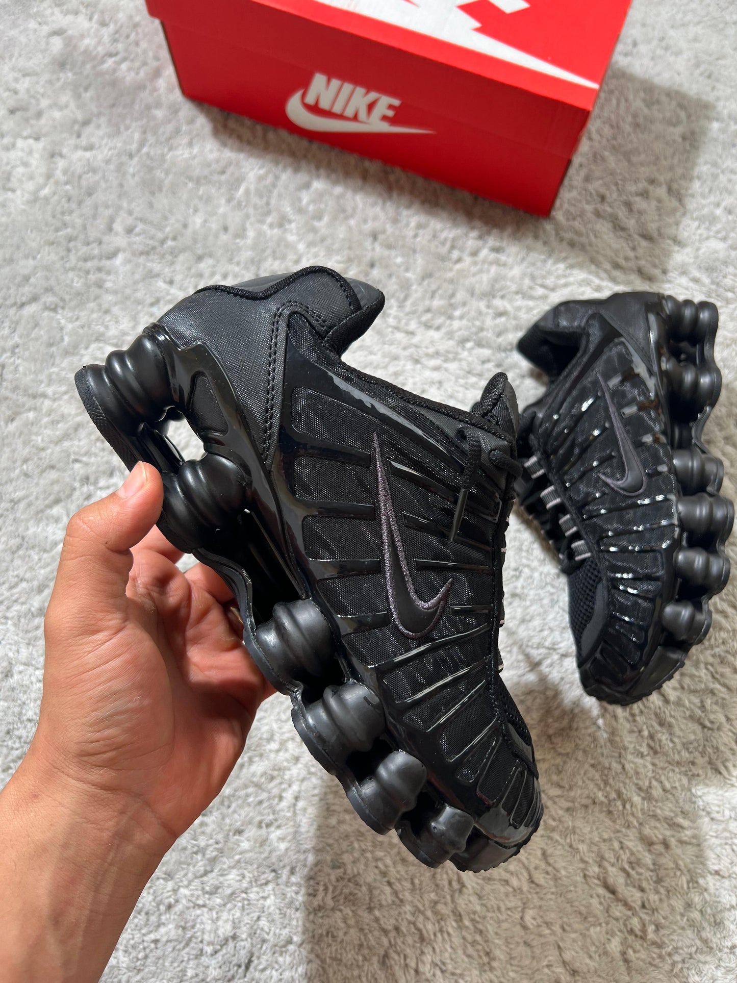 Nike shox negras