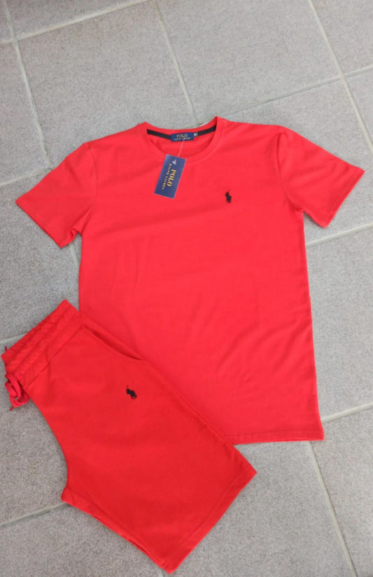 CONJUNTO DE VERANO  DE POLO RALPH LAUREN ROJO