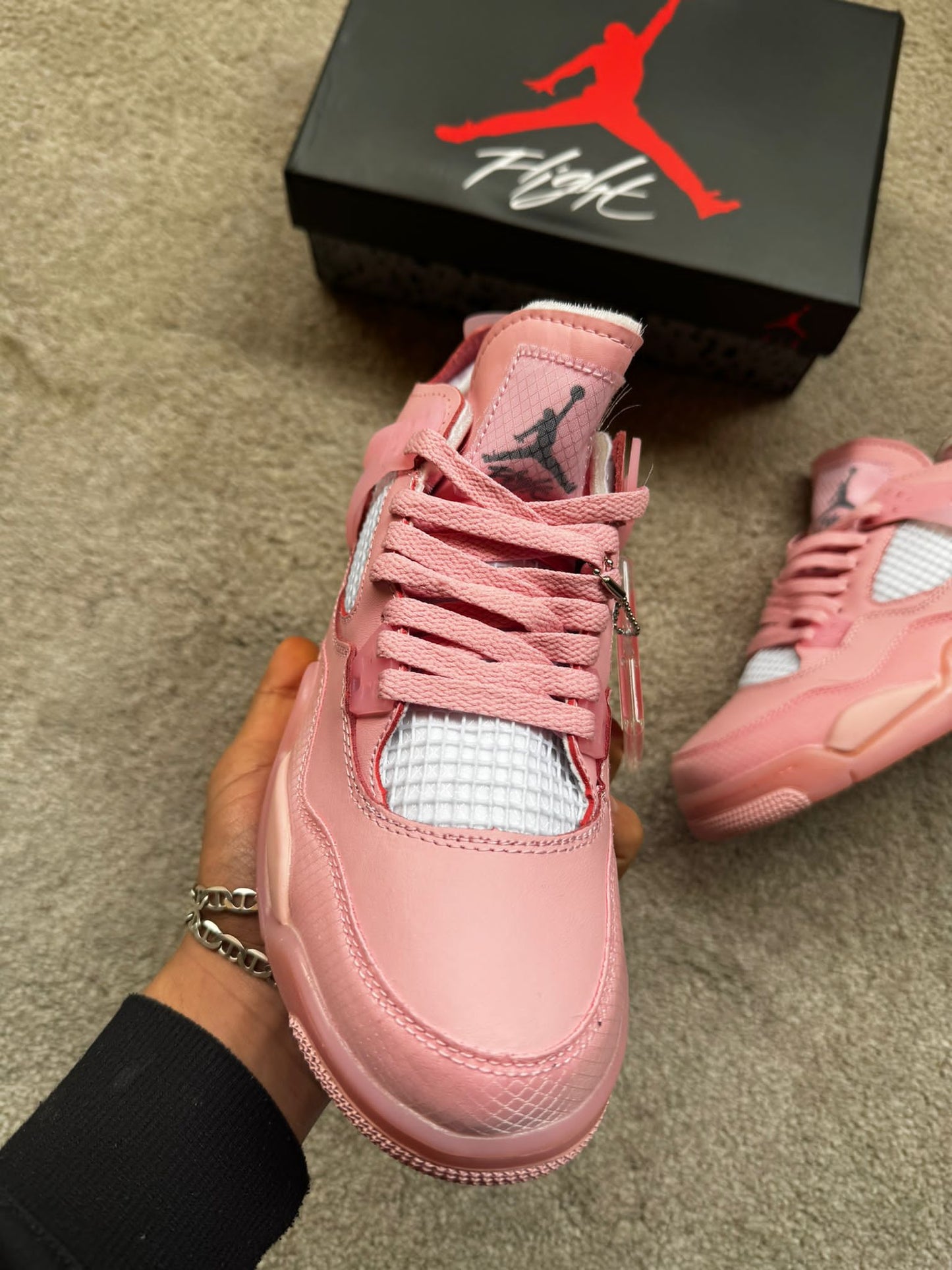 Jordan 4 off white pink