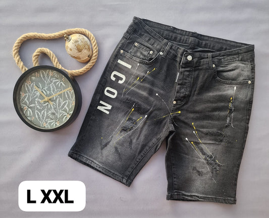 Pantalon corto detalles blancos ICON