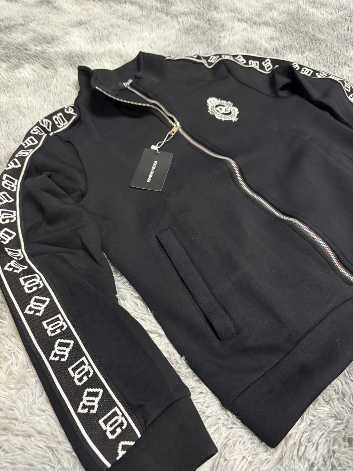 Chandal D&G negro logo blanco detalles laterales