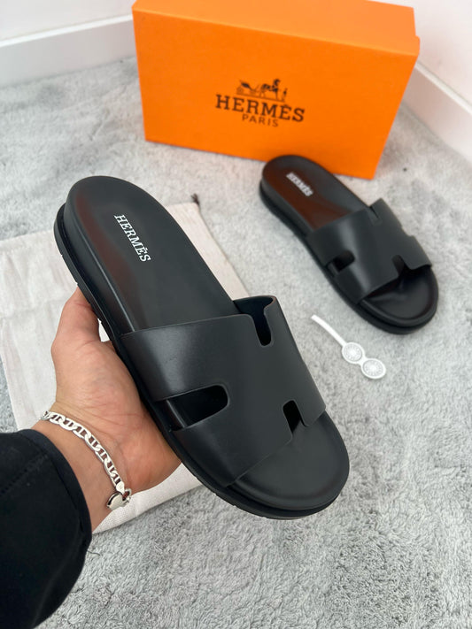 Chancla Hermes negra