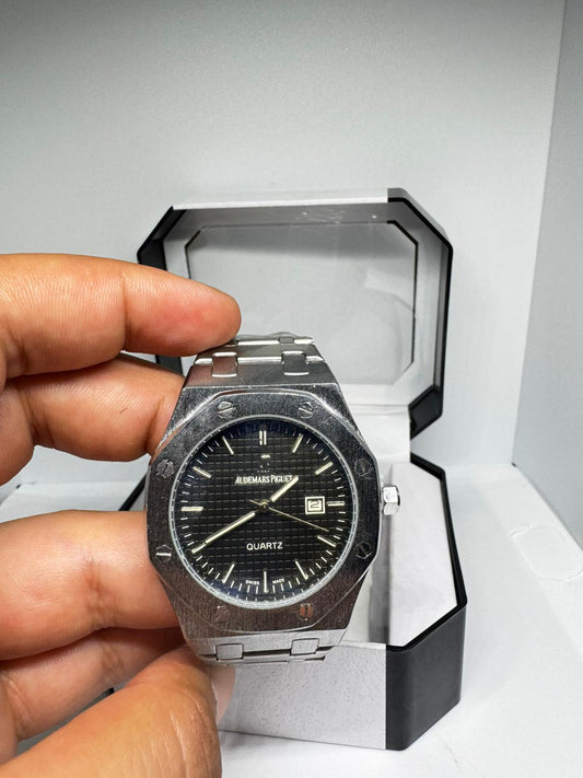 RELOJ ANDEMARS PIGUET NEGRO Y PLATEADO