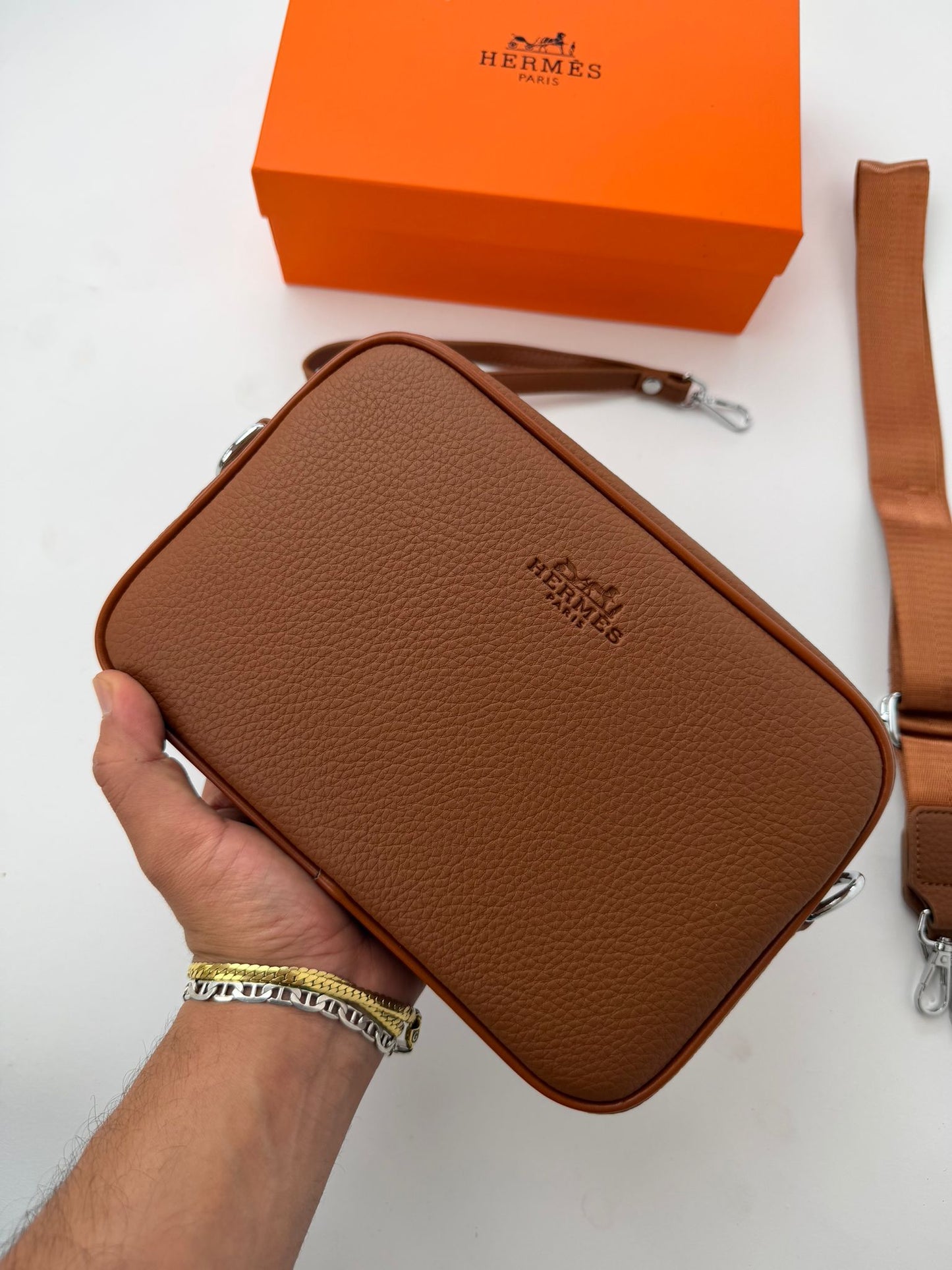 Bolso Hombre Hermes marron
