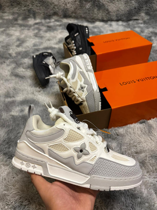 LV skate blancas y grises