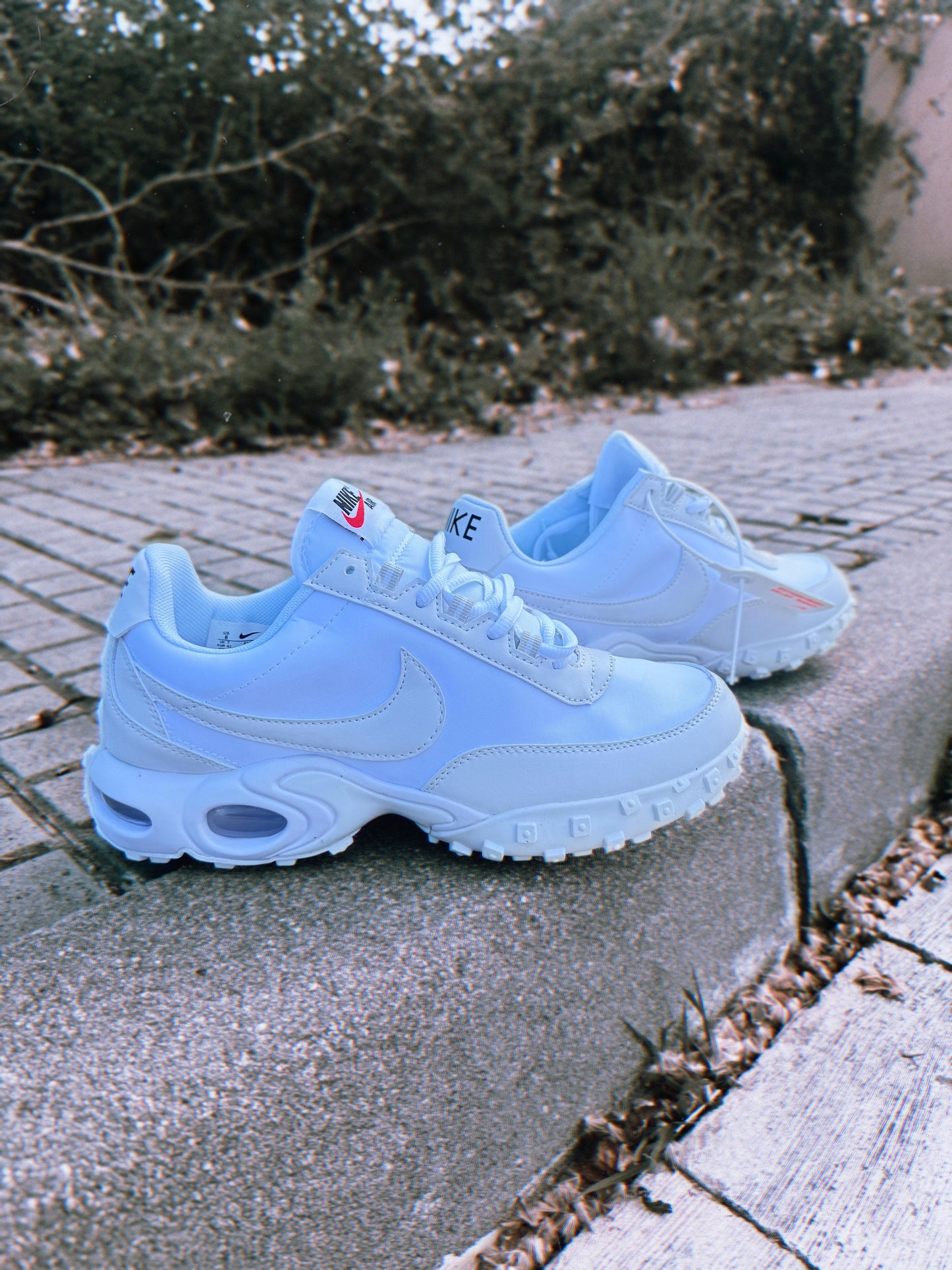 Nike waffle blancas