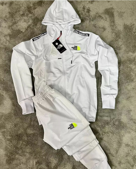 Chandal north face blanco