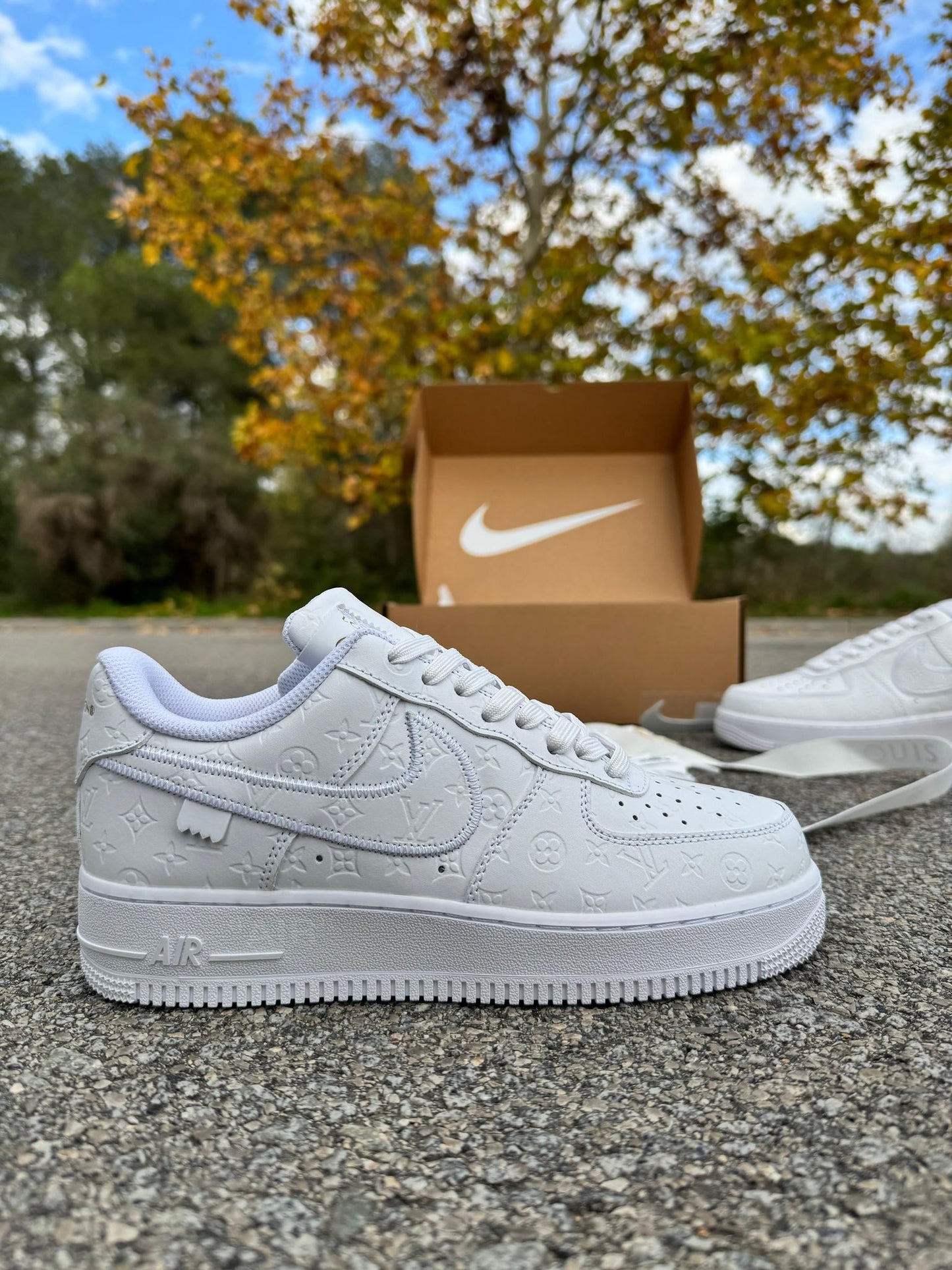Air force x lv blancas
