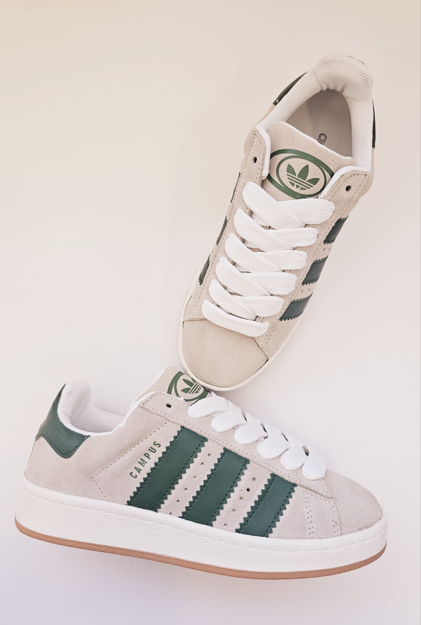 ADIDAS CAMPUS gris y verdes