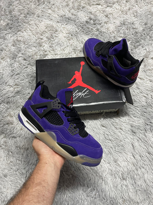JORDAN 4 MORADAS Y NEGRAS