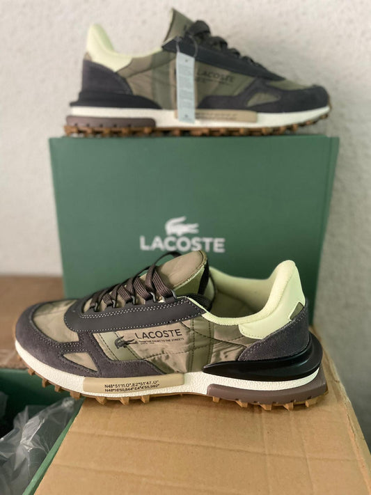 Zapatillas Lacoste Active marrones y verdes