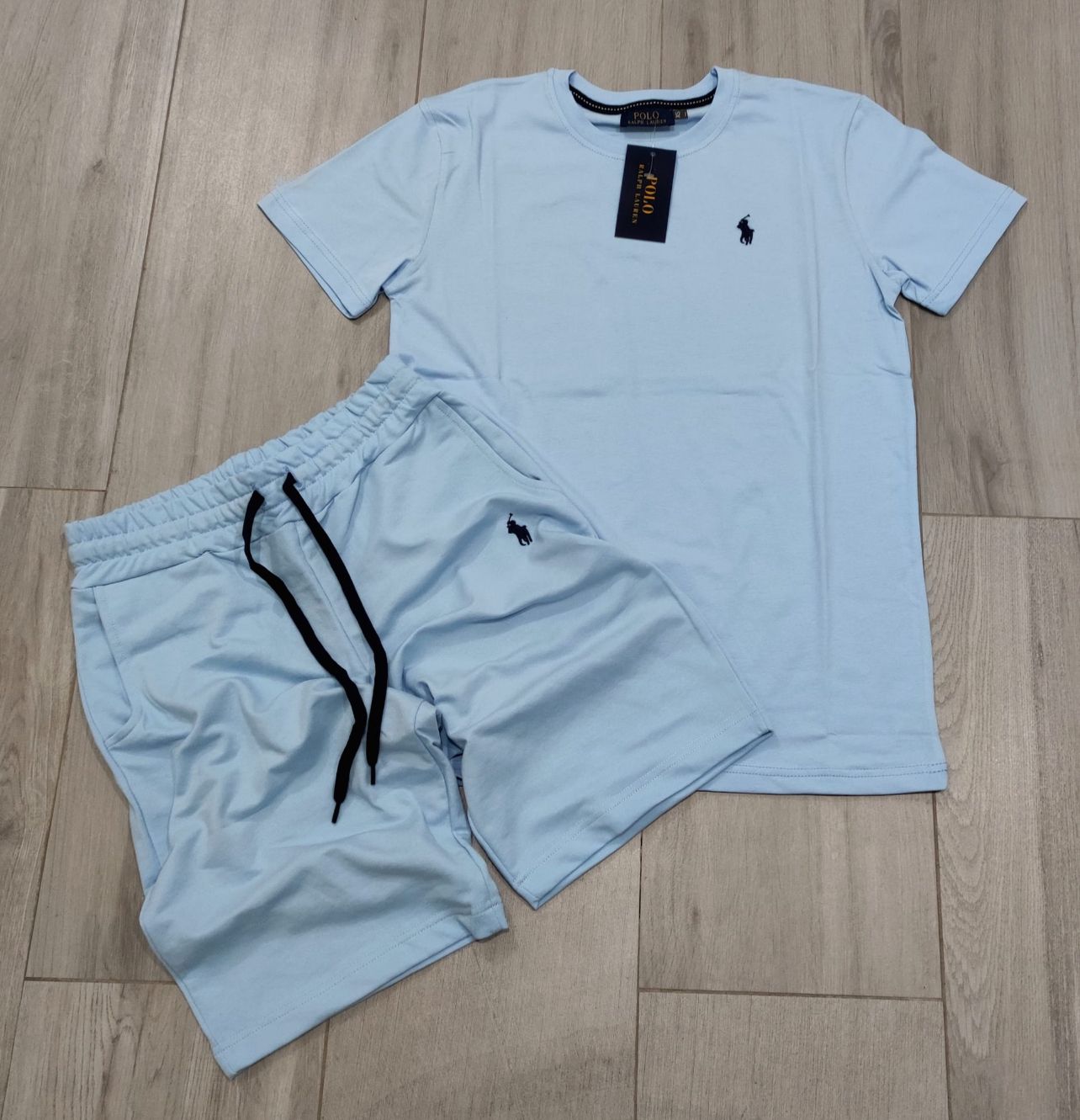 CONJUNTO DE POLO RALPH LAUREN AZUL CIELO