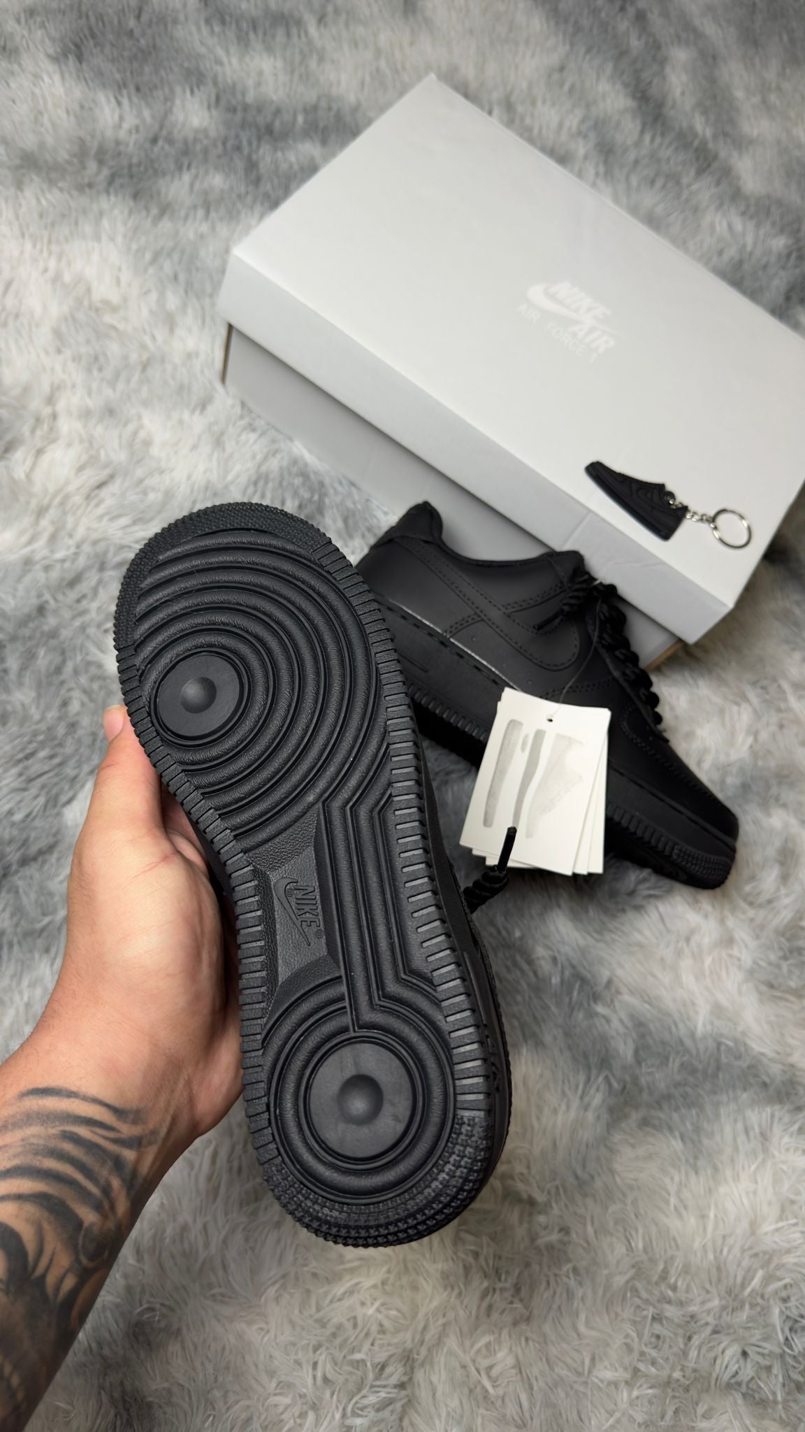 Air force negras cordones gordos