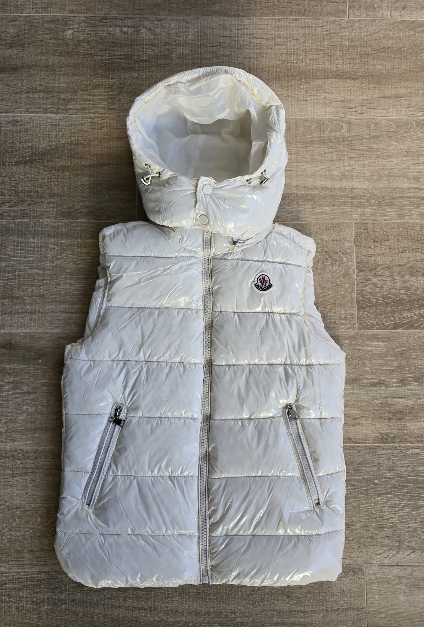 Chaleco moncler blanco