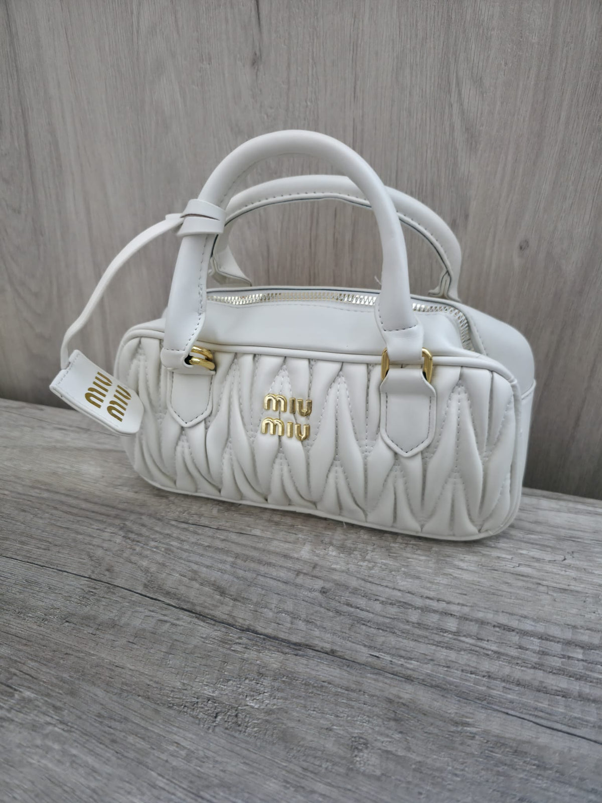 Bolso miu miu blanco