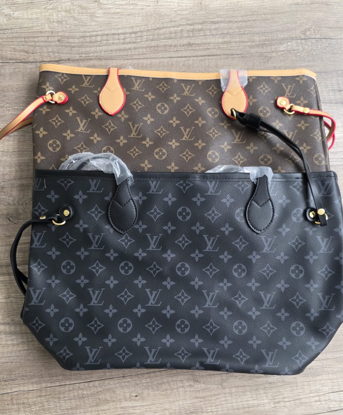 Bolso grande lv negro