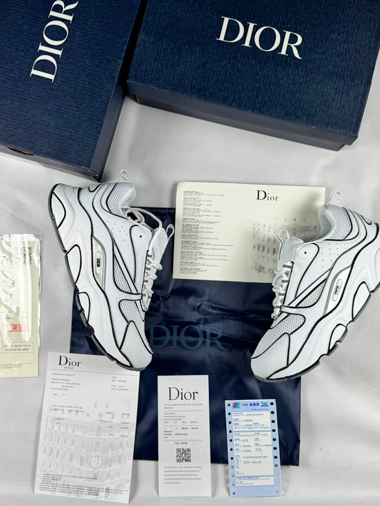 Dior b22 blancas lineas negras