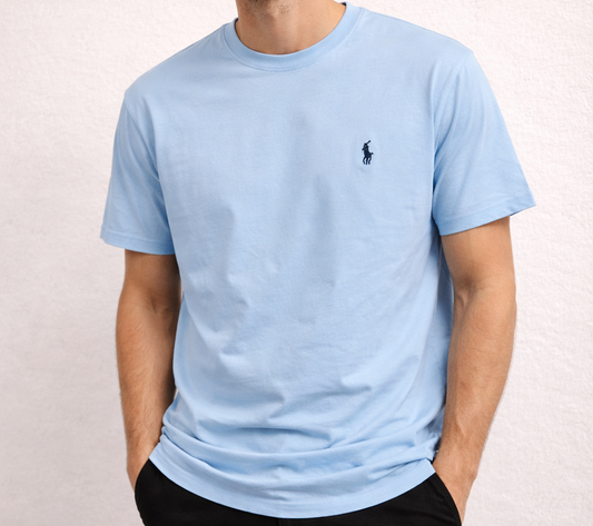Camiseta ralph lauren azul claro