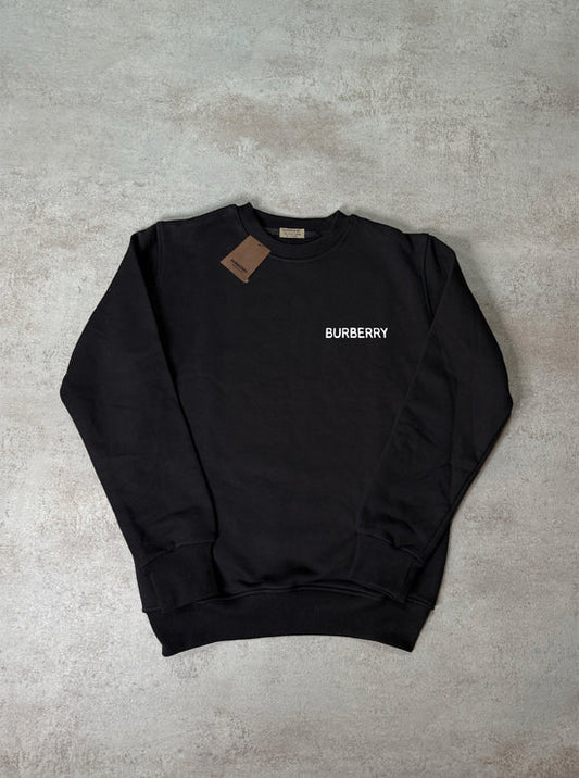 Sudadera BURBERRY negro logo grande en espalda