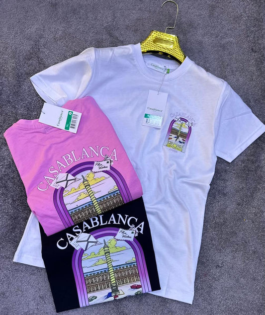 Camiseta Casablanca blanco logo faro