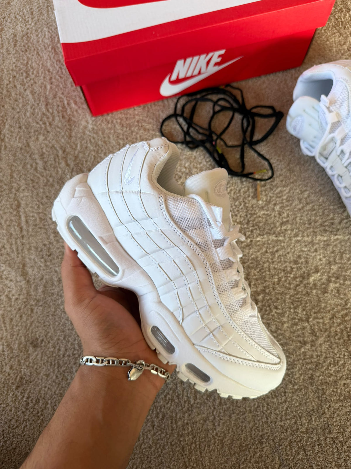 Air max 95 blancas