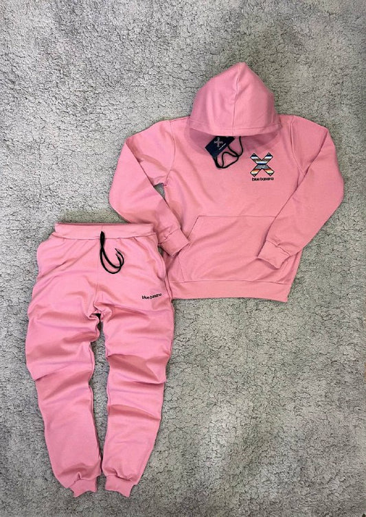 Chandal Blue Banana rosa logo multicolor