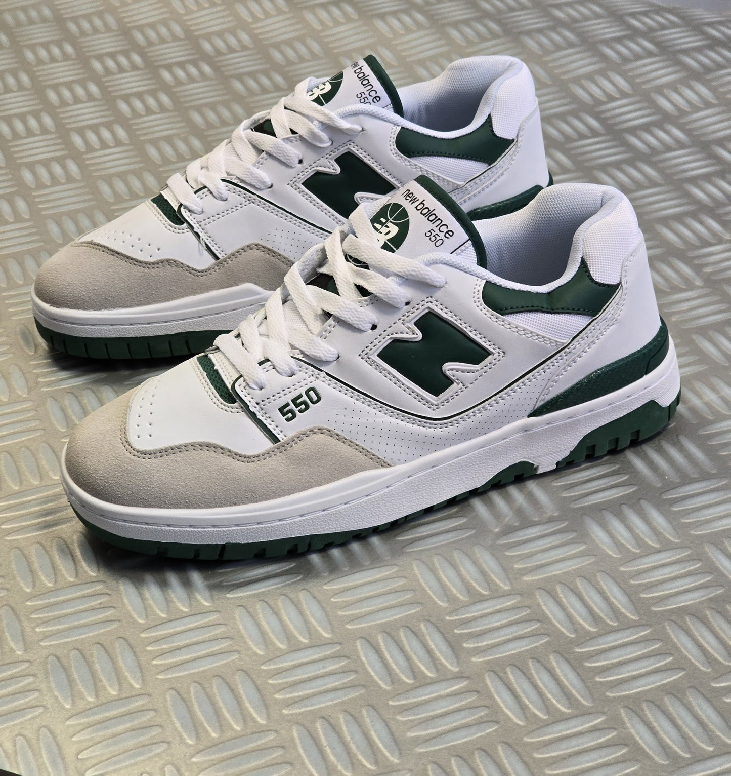 New balance 550 blanca verde