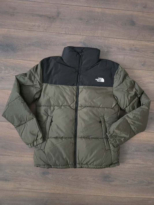 Abrigo north face negro verde