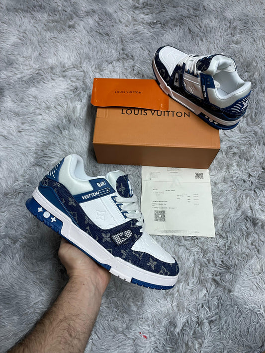 LV Trainer blancas y azules