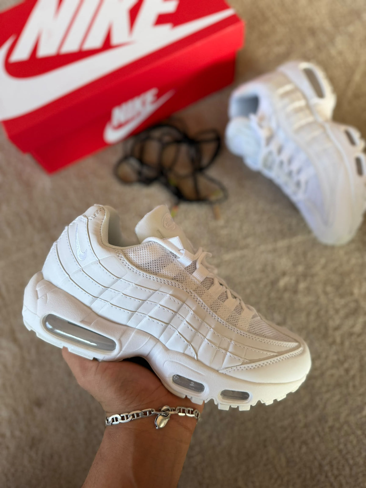 Air max 95 blancas