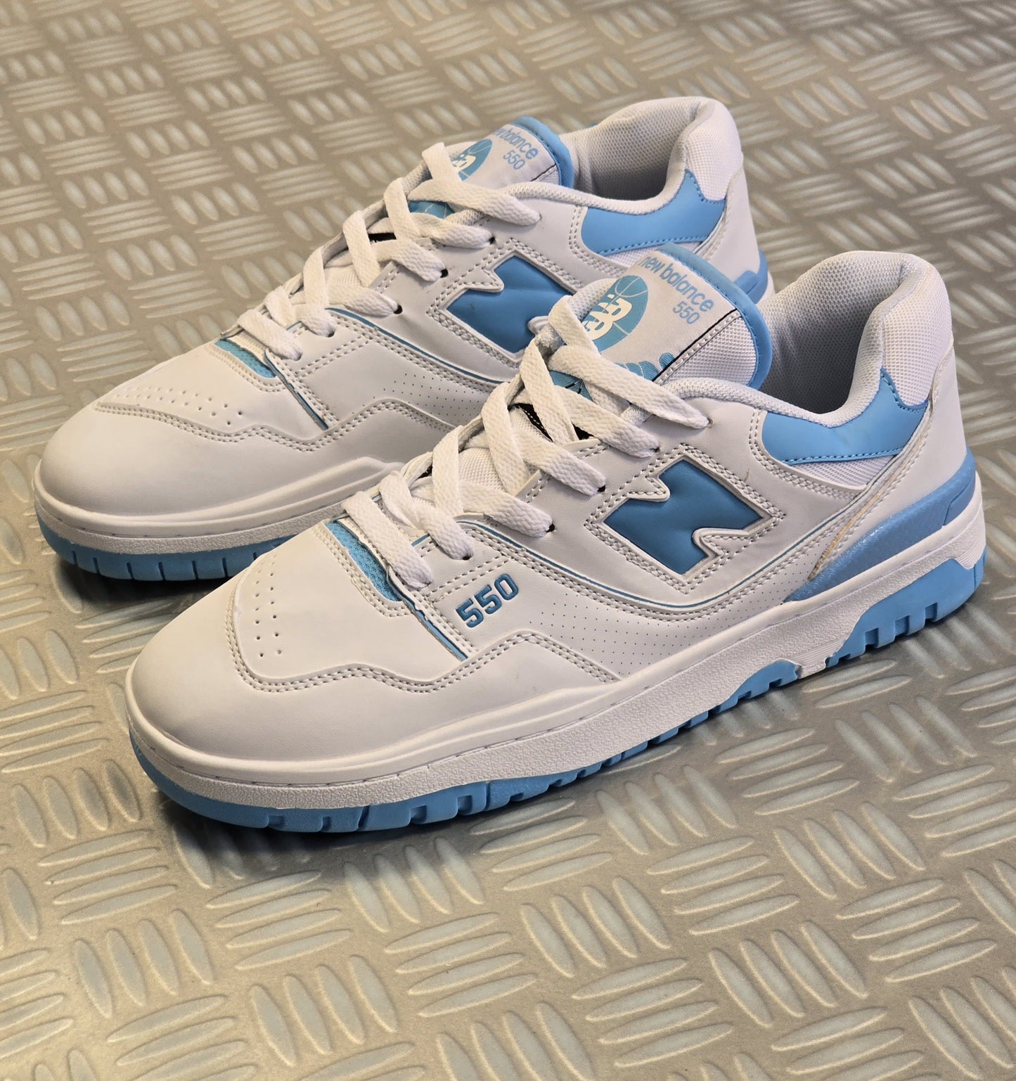 New balance 550 blanca azul