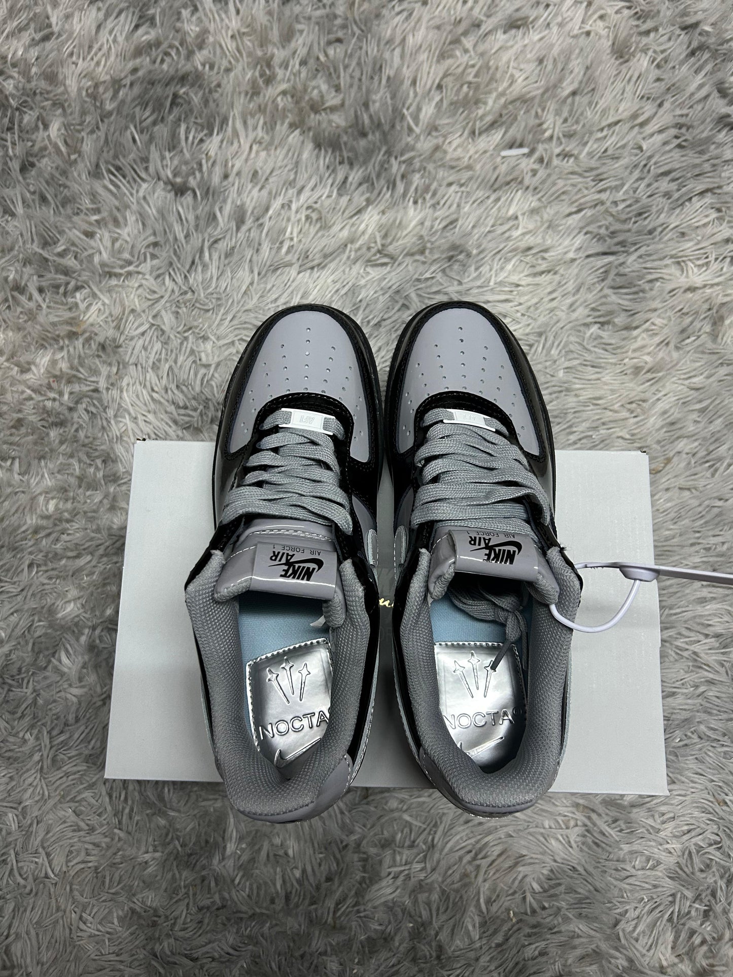 Air Force 1 Low Syna Central Cee Black White Smoke Grey
