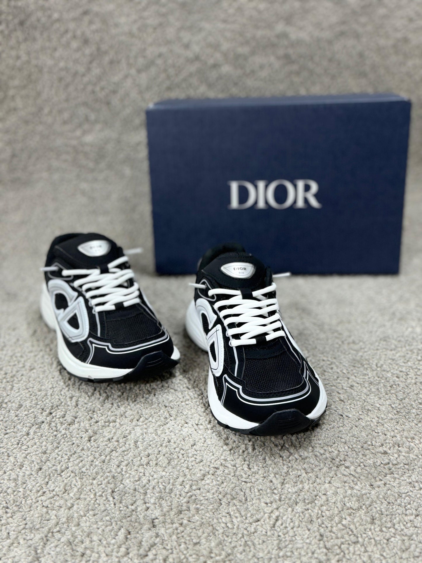 Dior b30 negras logo gris