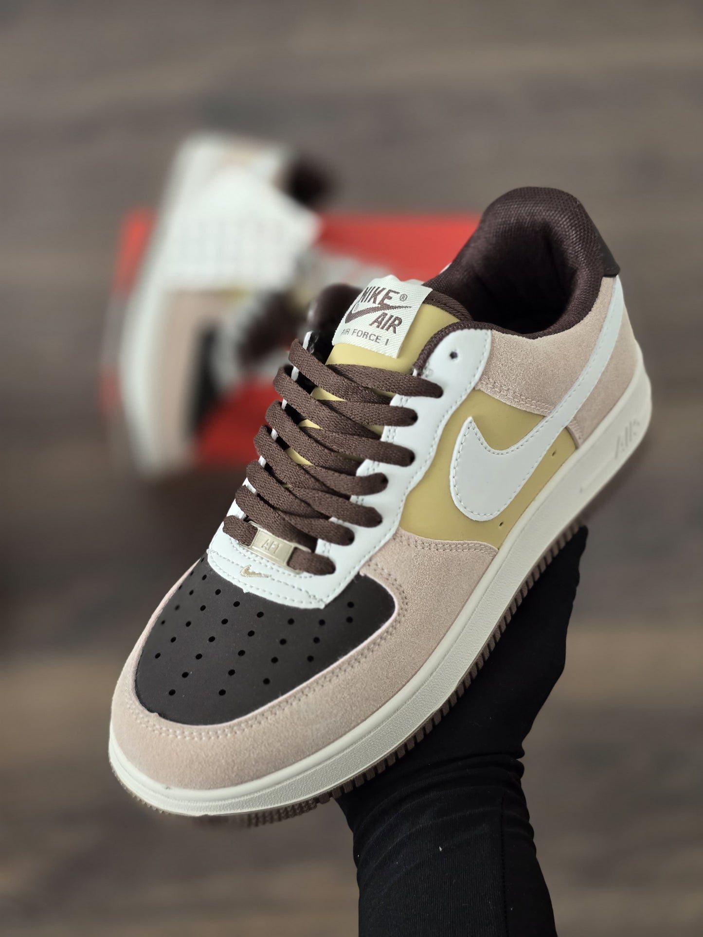 Force marron beige suela marron