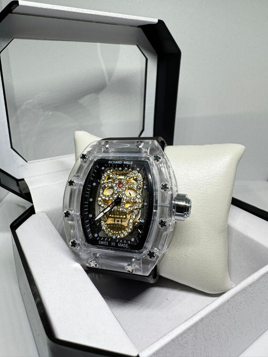 RELOJ RICHARD MILLE GRIS CALAVERA