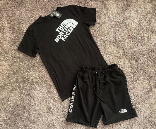 CONJUNTO DE VERANO  DE NORTH FACE NEGRO