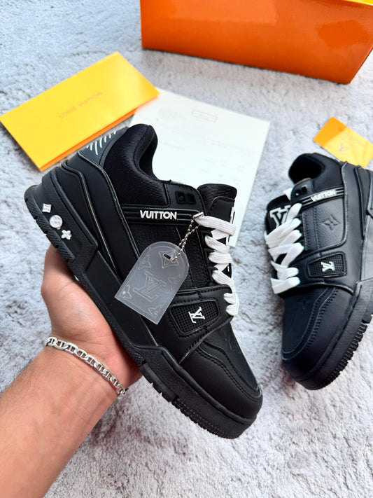 Louis vuitton SKATE 2025 negra y blanco