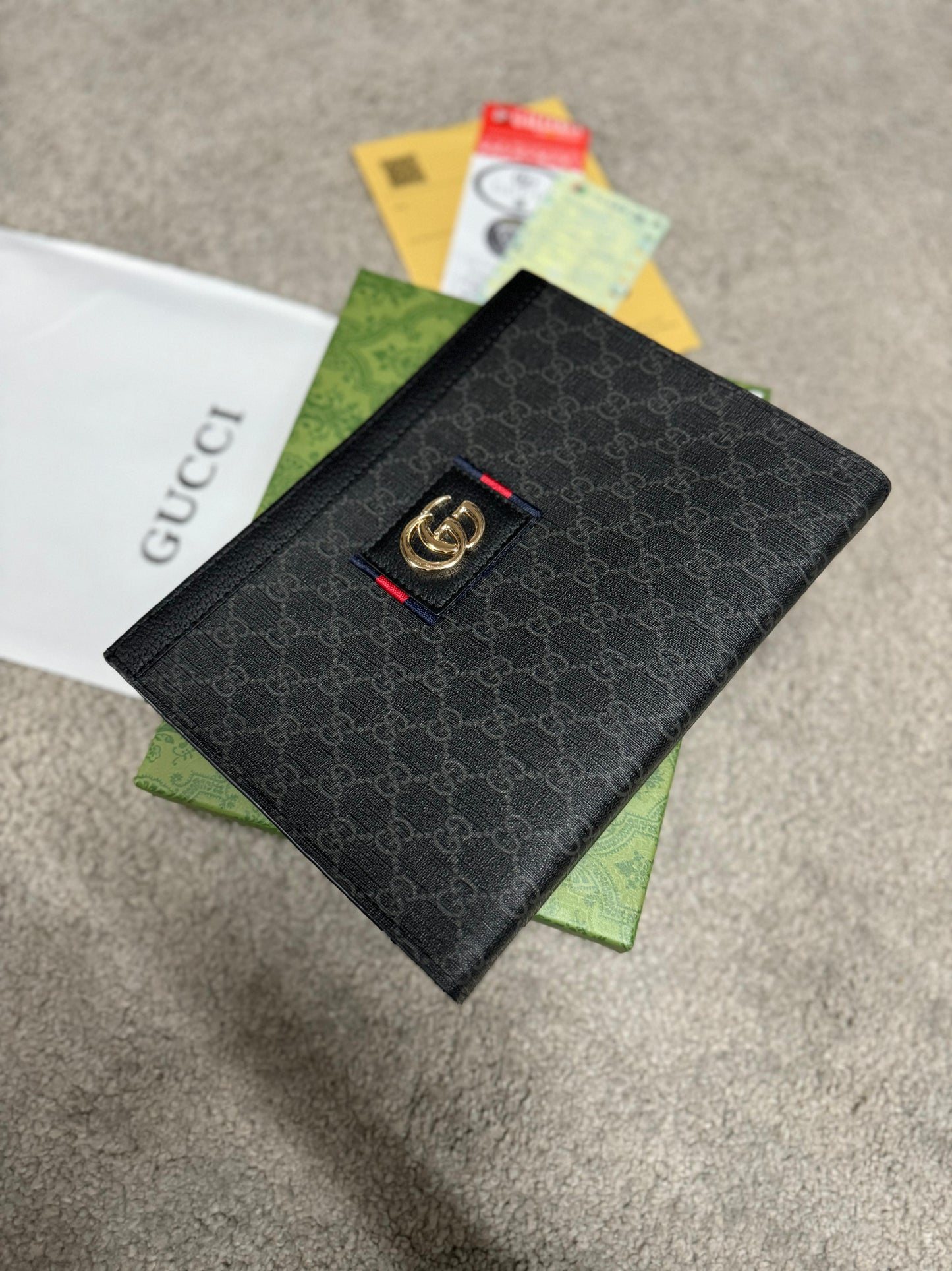 Bolso de mano gucci negro