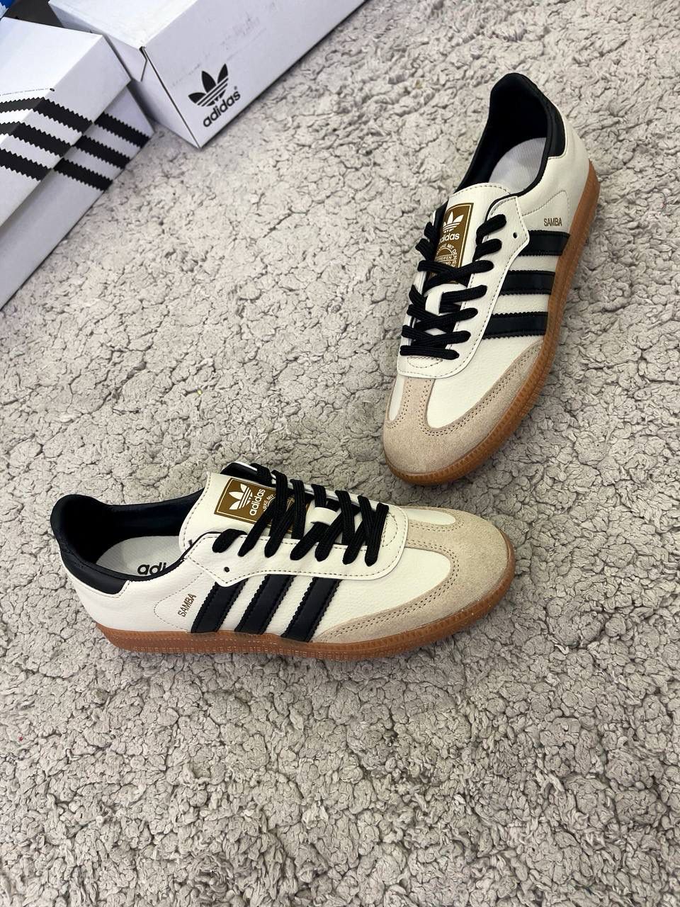 ADIDAS SAMBA BEIGE NEGRO