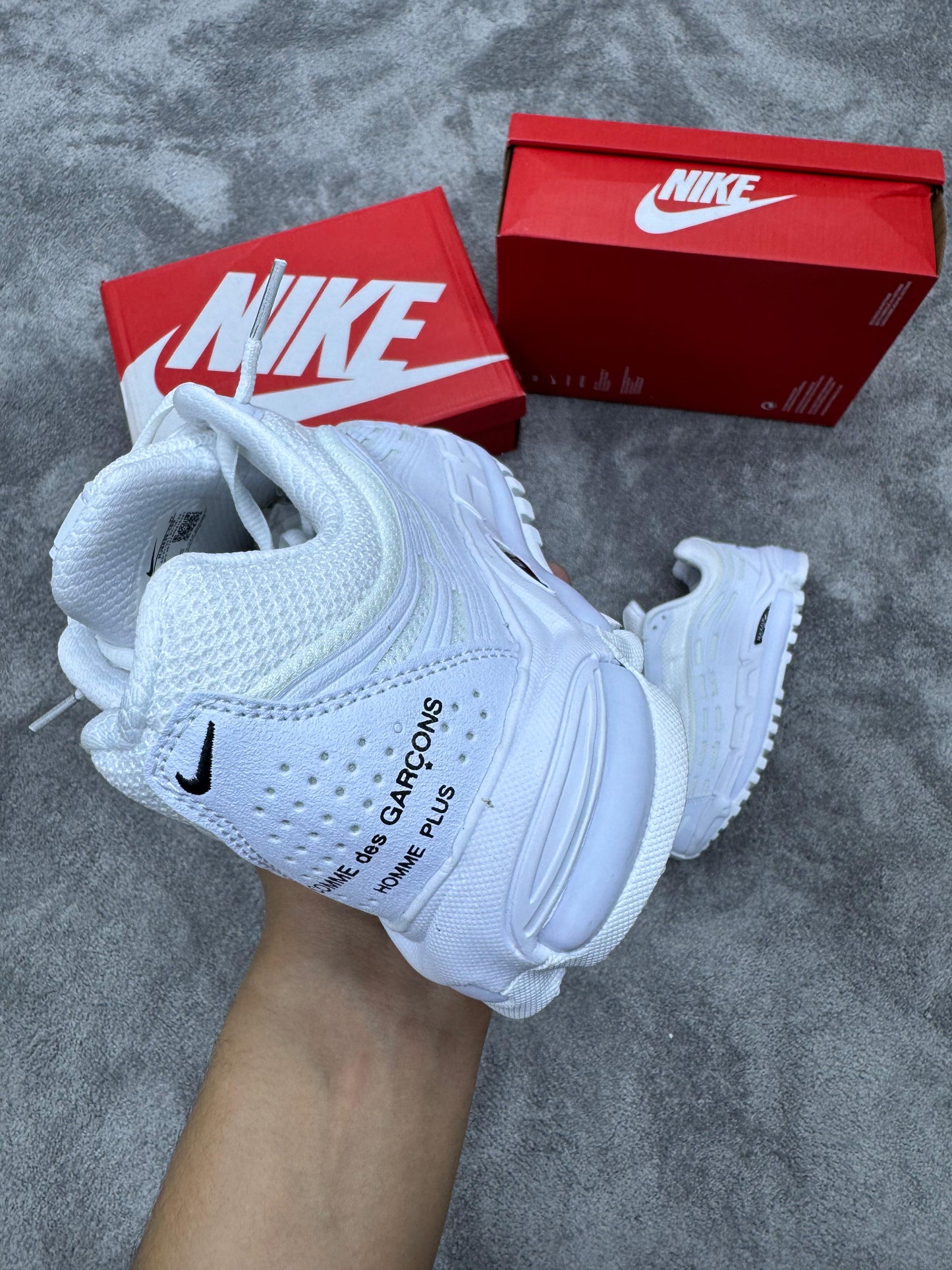 Nike Air max TL blancas logo negro