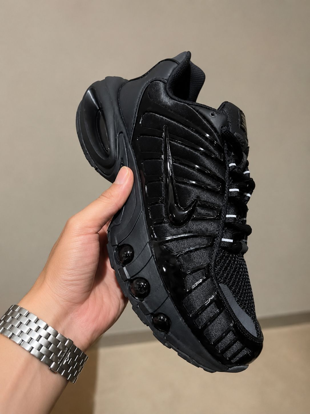 Shox Negras detalles grises