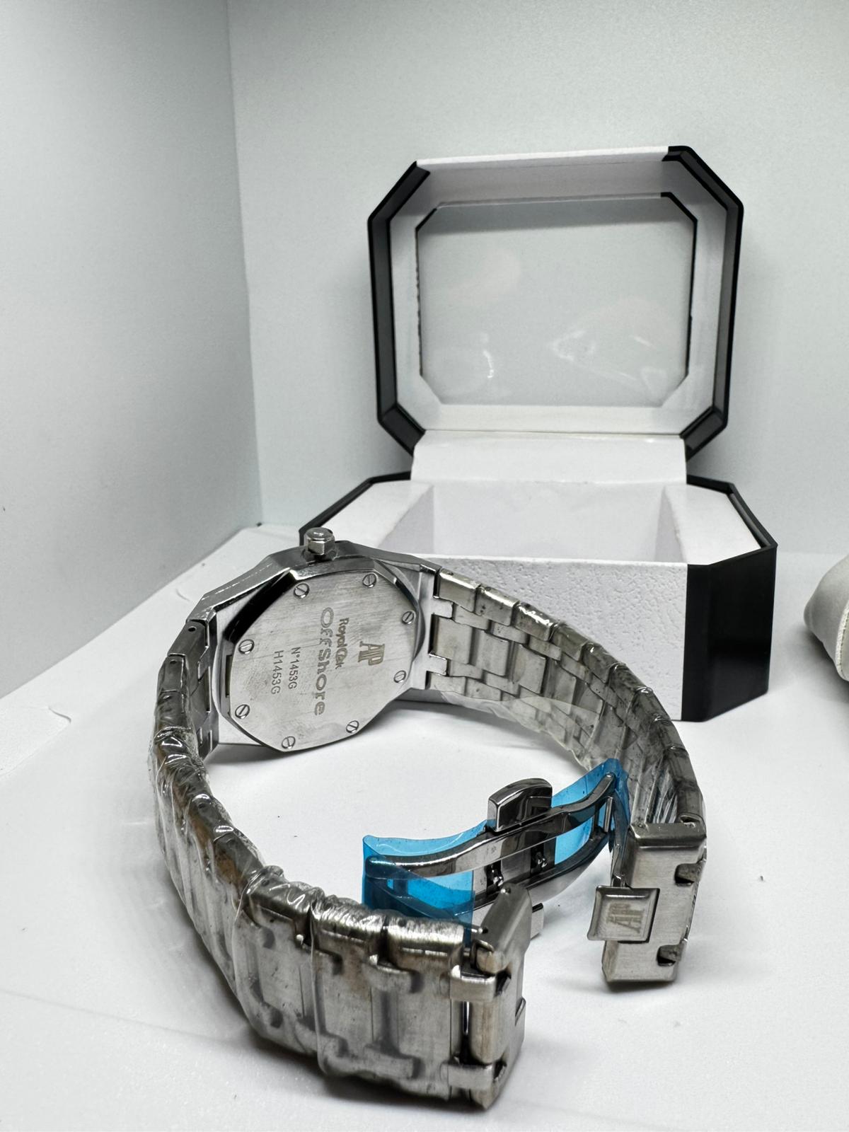 RELOJ ANDEMARS PIGUET VERDE Y PLATEADO