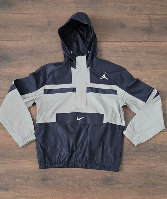 Chaqueta Cortavientos jordan azul reflectante