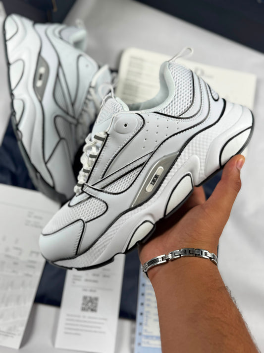 Dior b22 blancas lineas negras