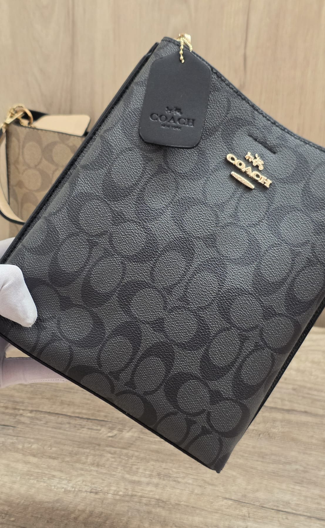 Bolso tote Coach Negro